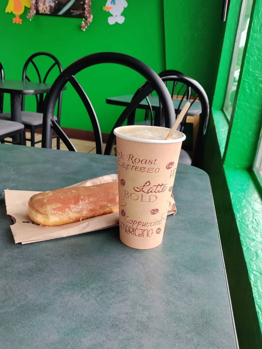Maple Bar and 16oz Brew Coffee