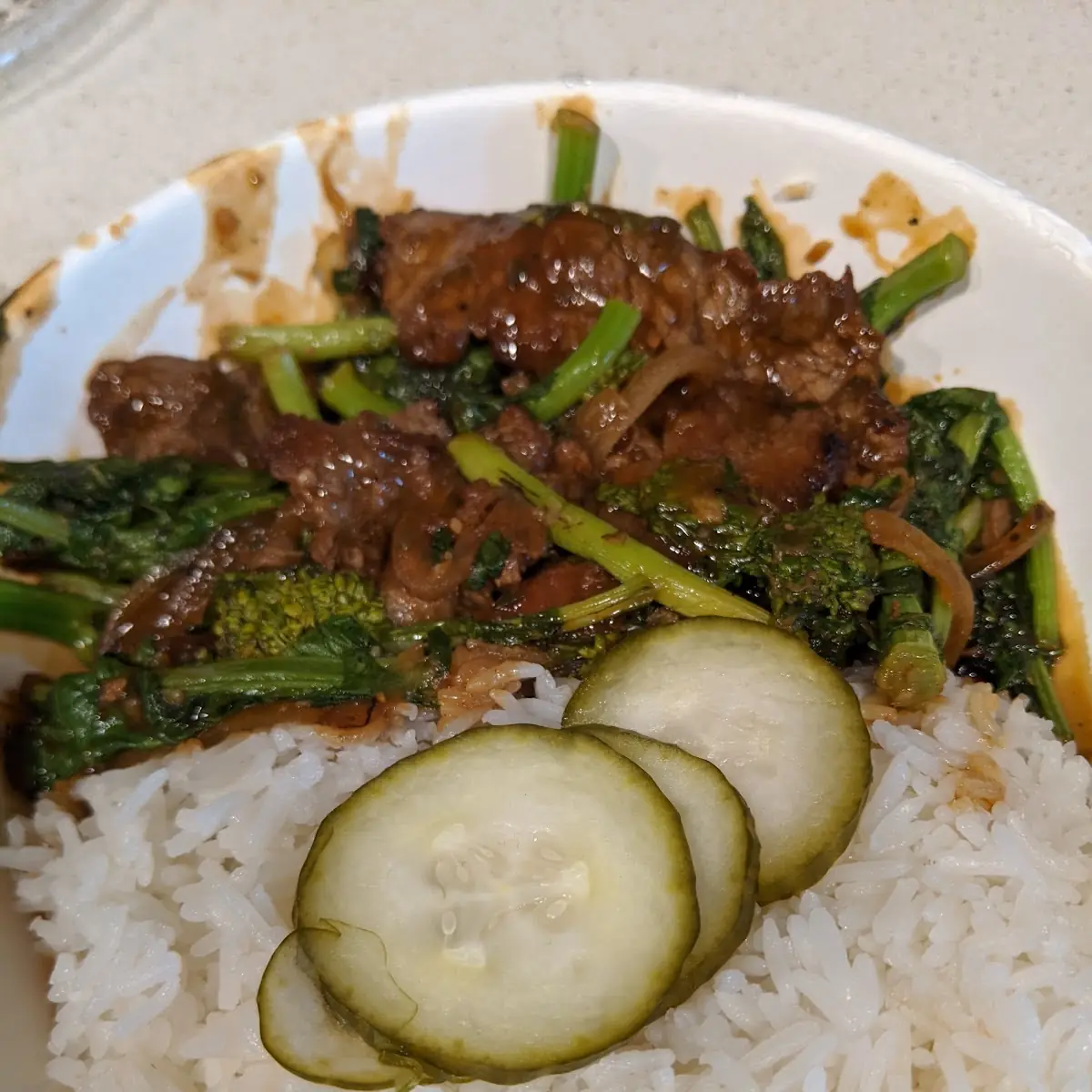 Mongolian Beef & Bitter Broccoli