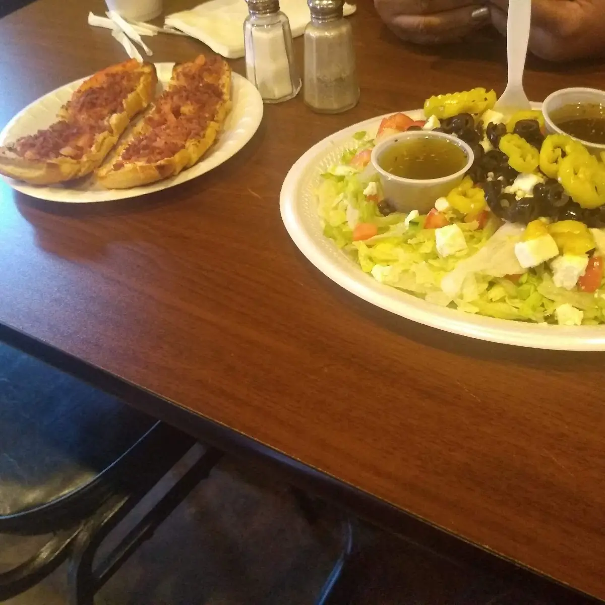 Garlic Bread and Summer Salad