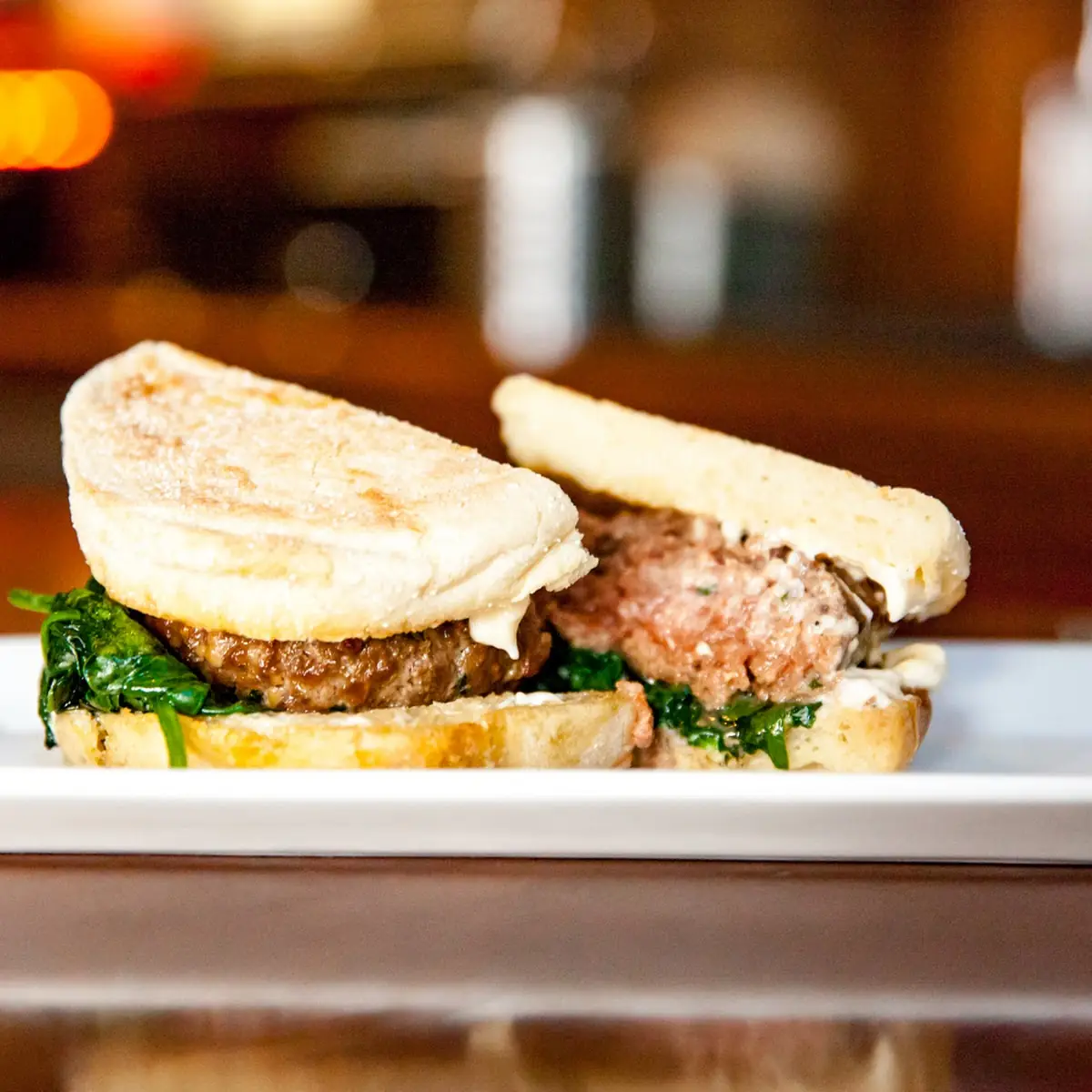 Love Beef on English Muffin