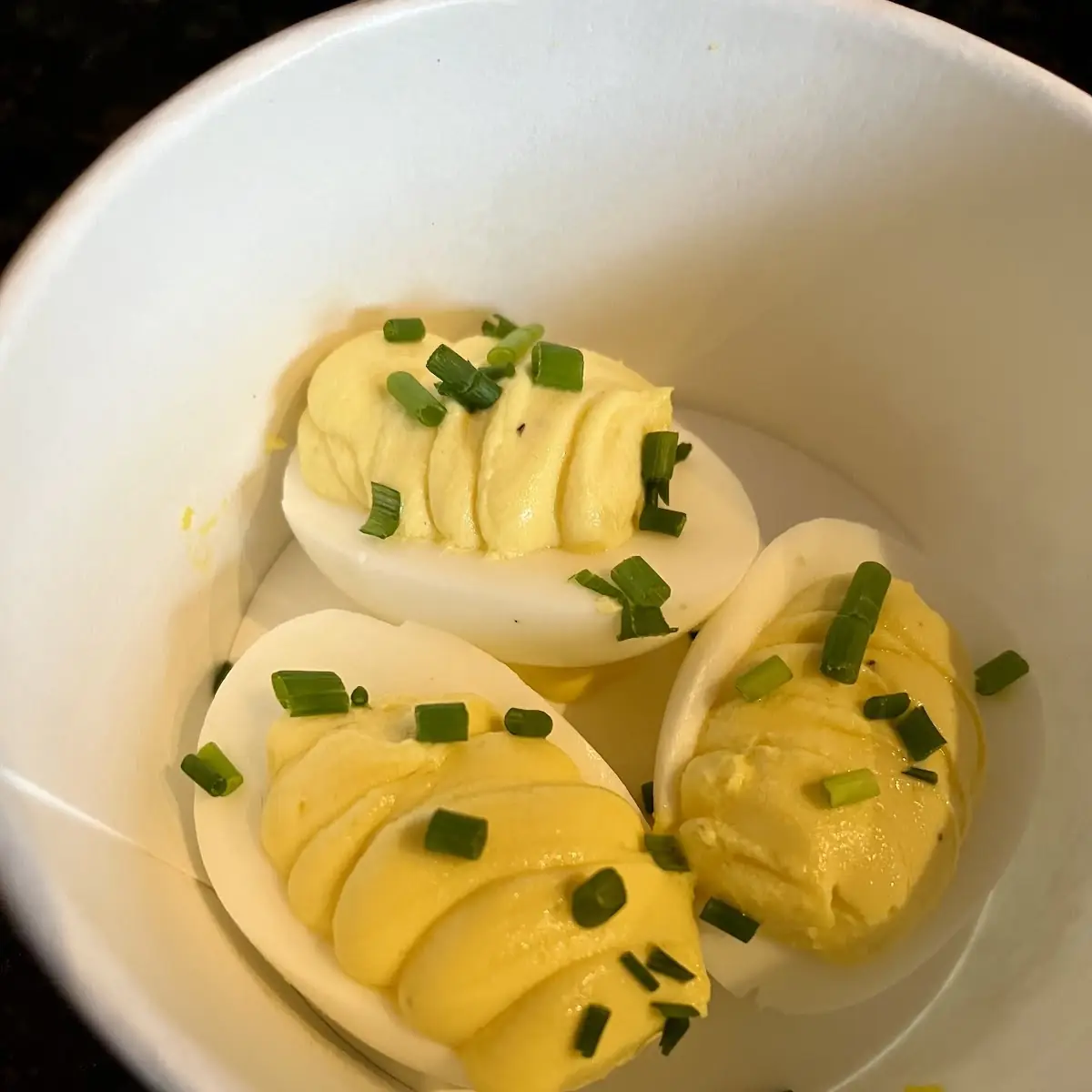 Prosciutto Deviled Eggs