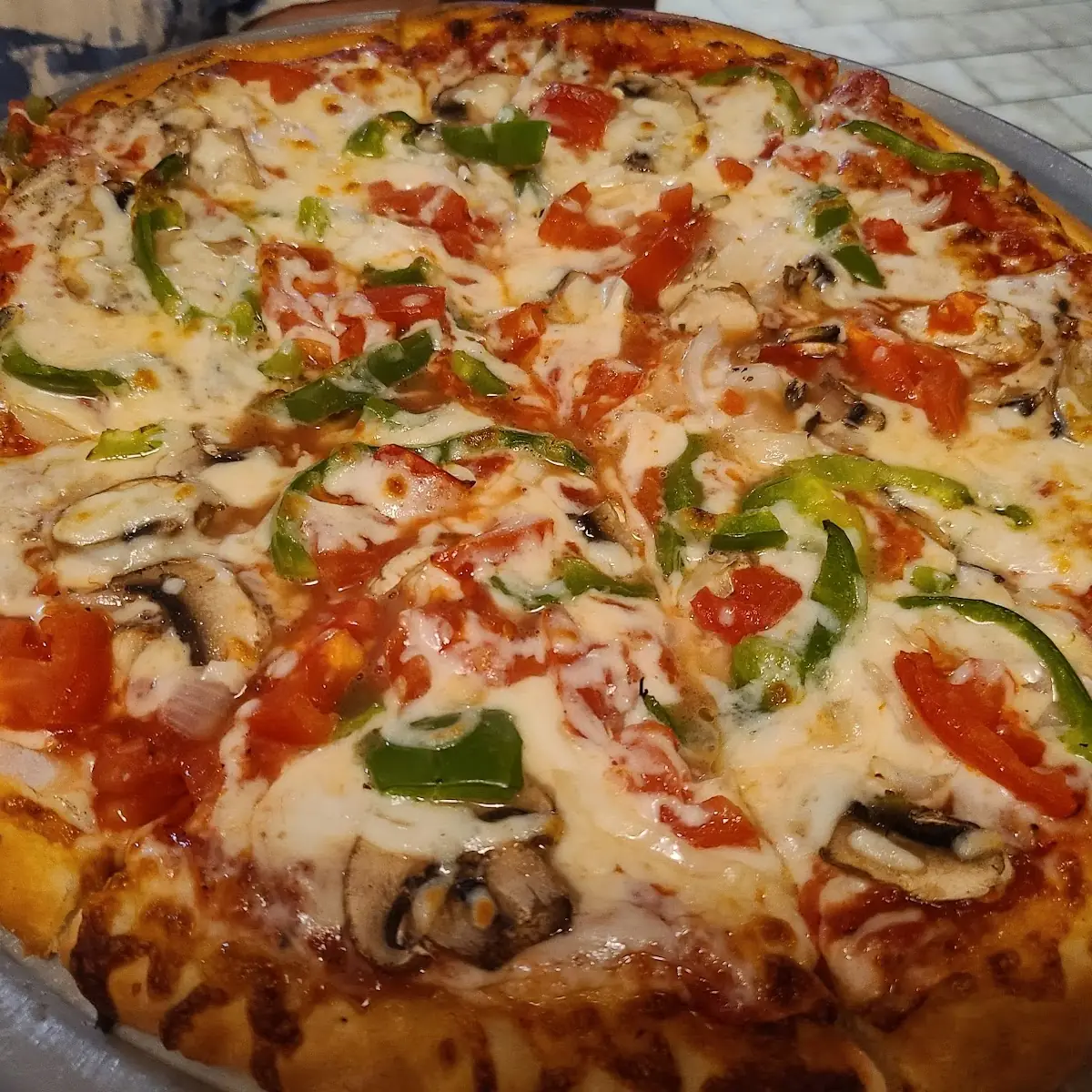 Veggie Pizza Without the Olives