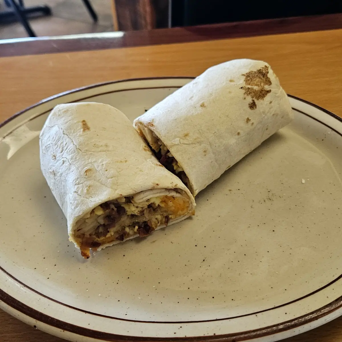 Breakfast Burrito with Bacon