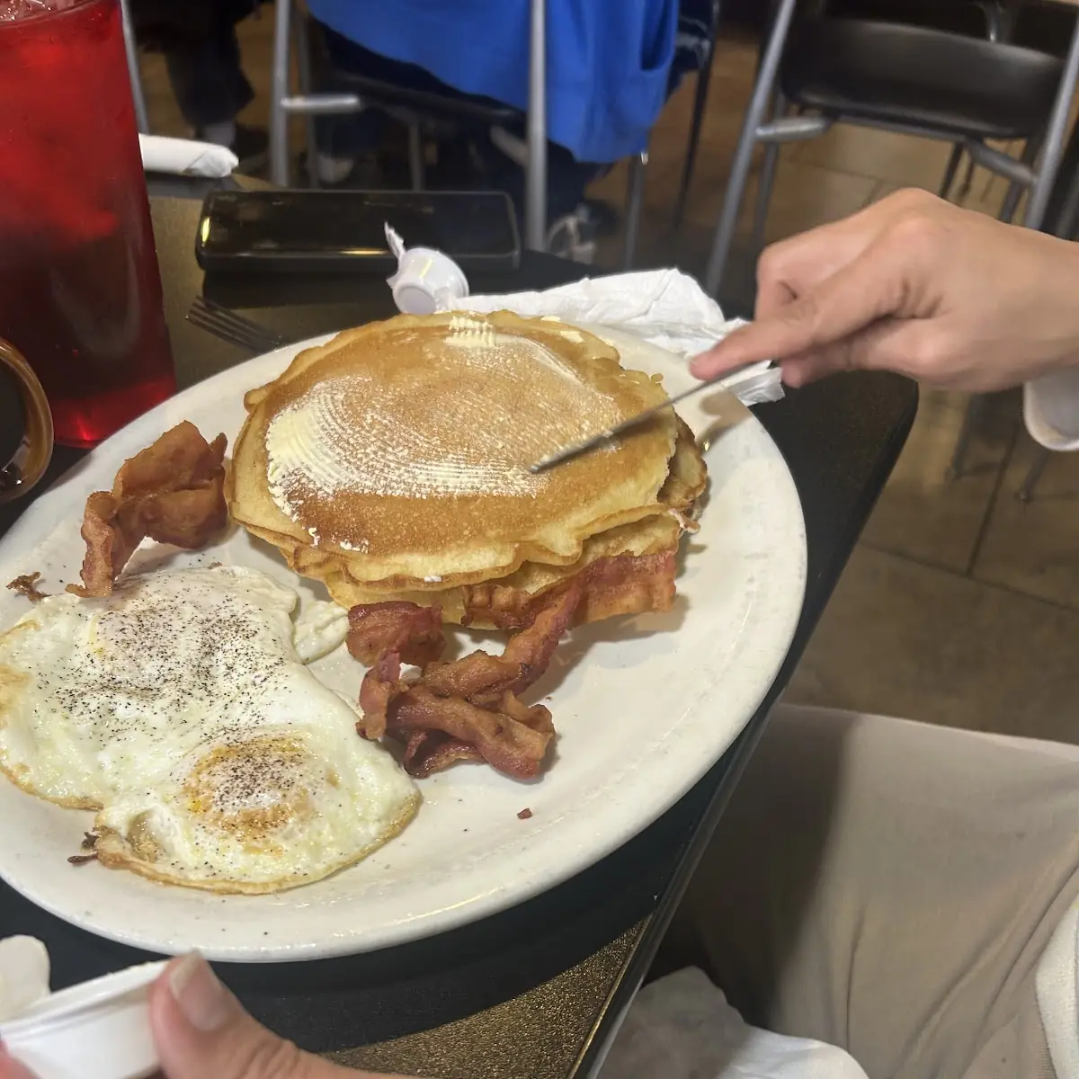 Kid's Two Pancakes with Egg