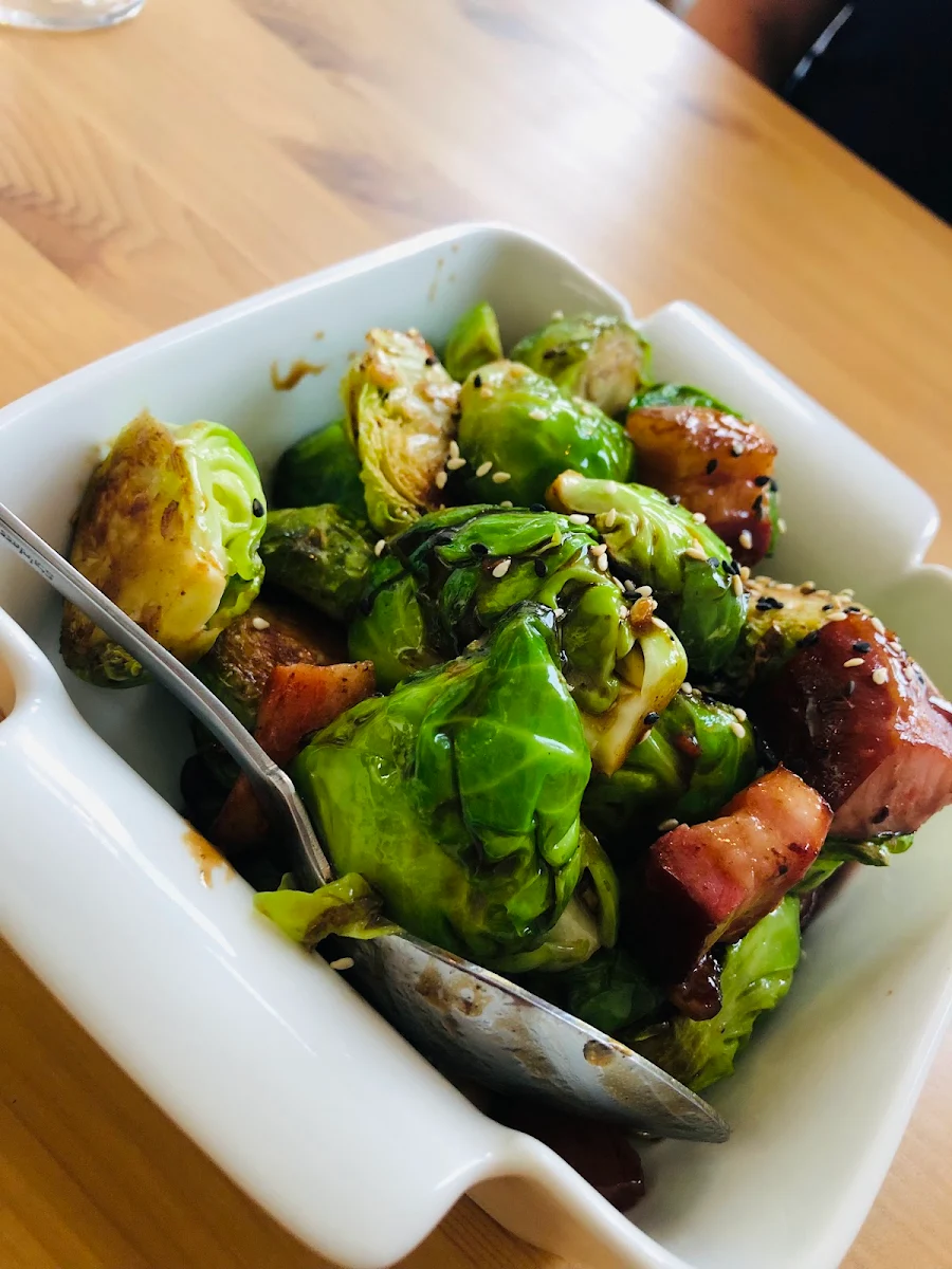 Brussel Sprouts and Pork Belly