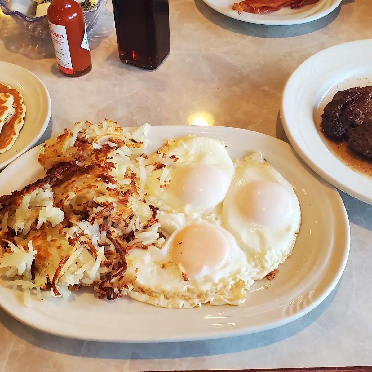 Chopped Steak and Eggs