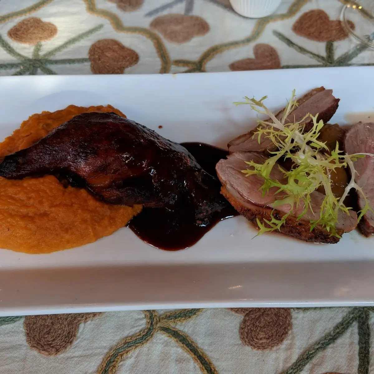 Duck Confit and Seared Duck Breast