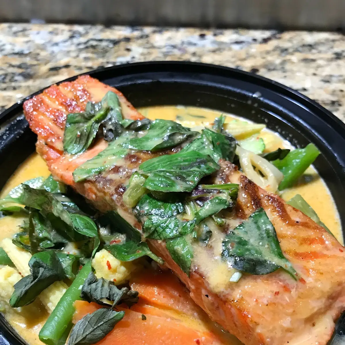 Salmon Red Curry