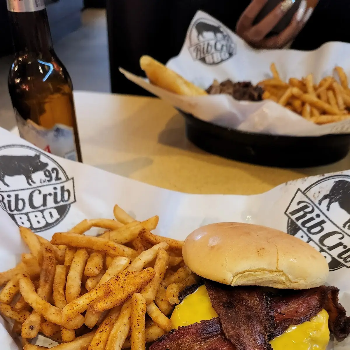 Hot BBQ Sauce Bottle Branded