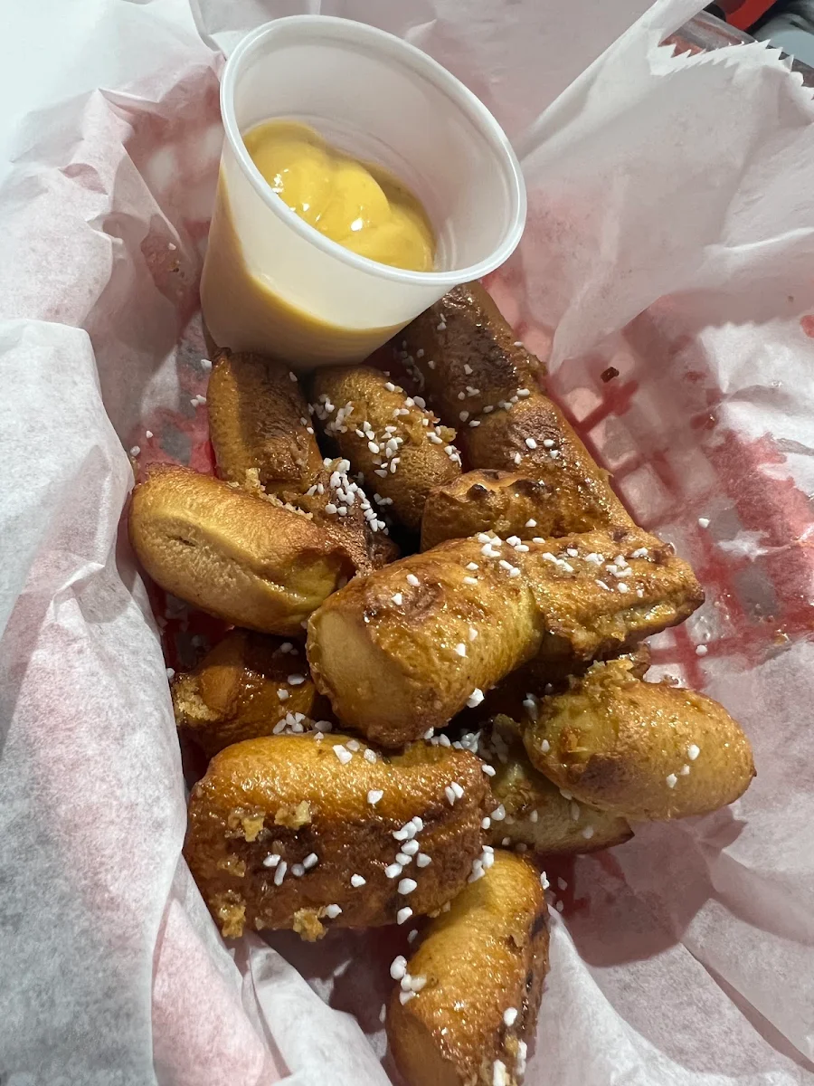 Pretzel Bites with Honey Mustard