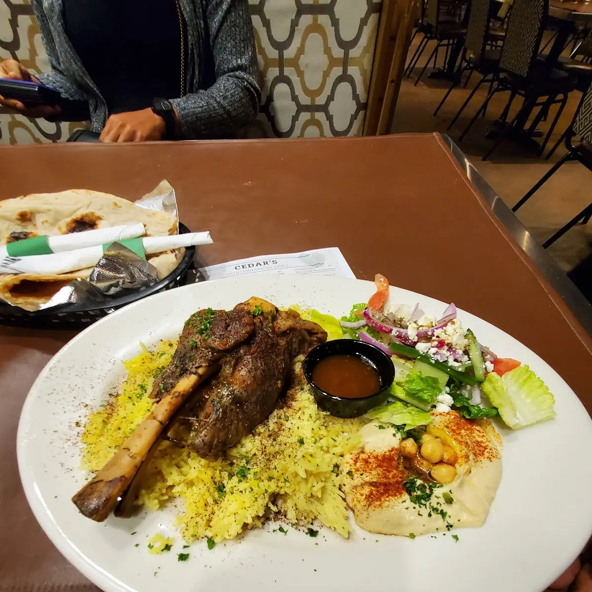 Lamb Shank Plate