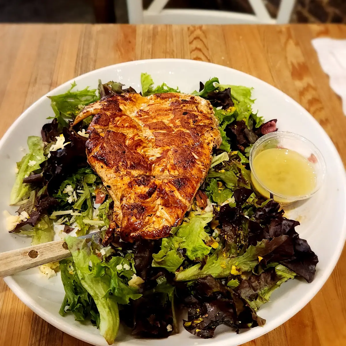 Rustic Salad with Grilled Chicken