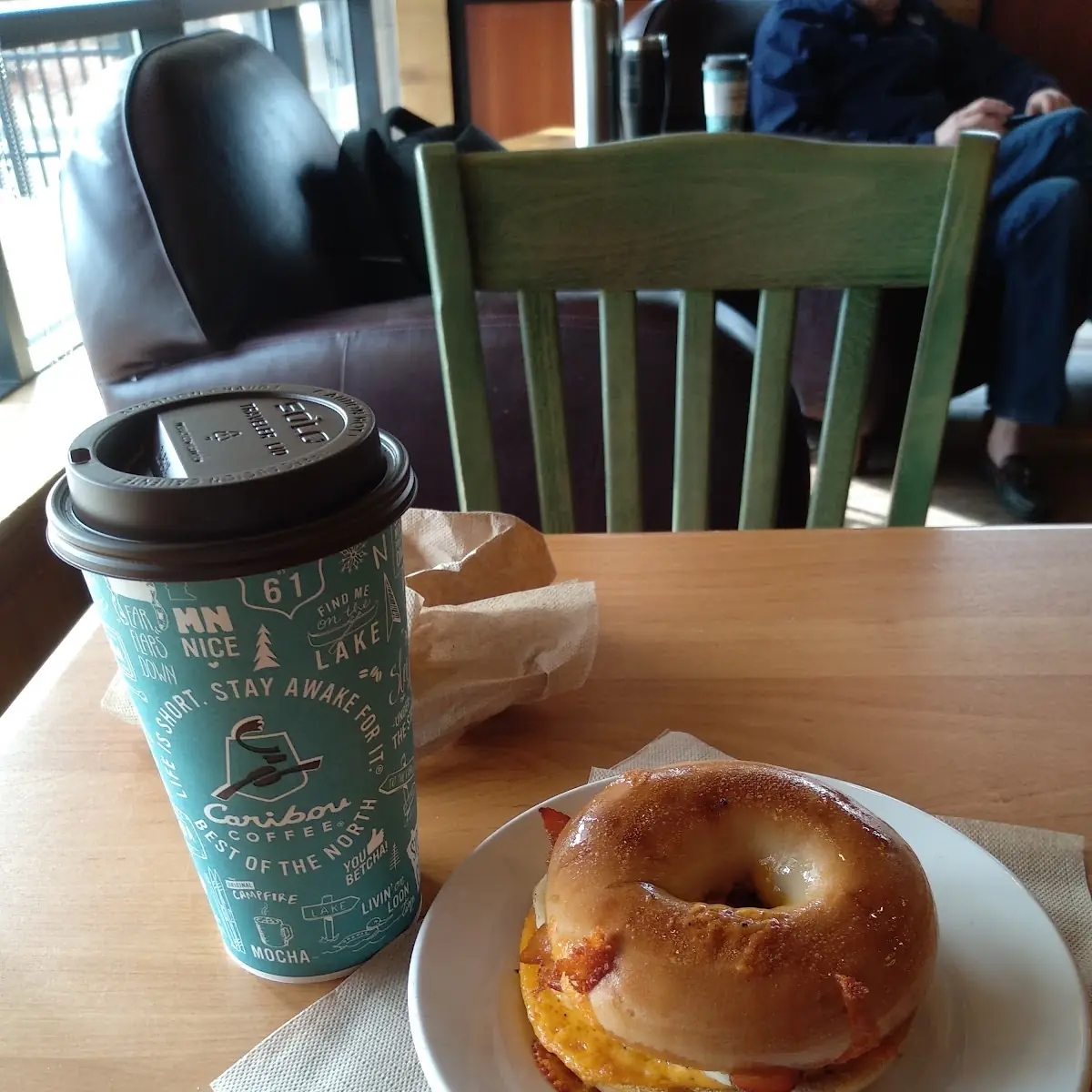 Bacon Egg Cheese Bagel