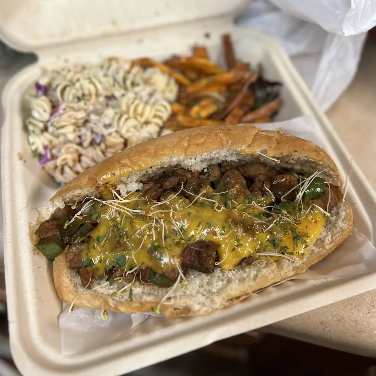Vegan Philly Cheese Steak
