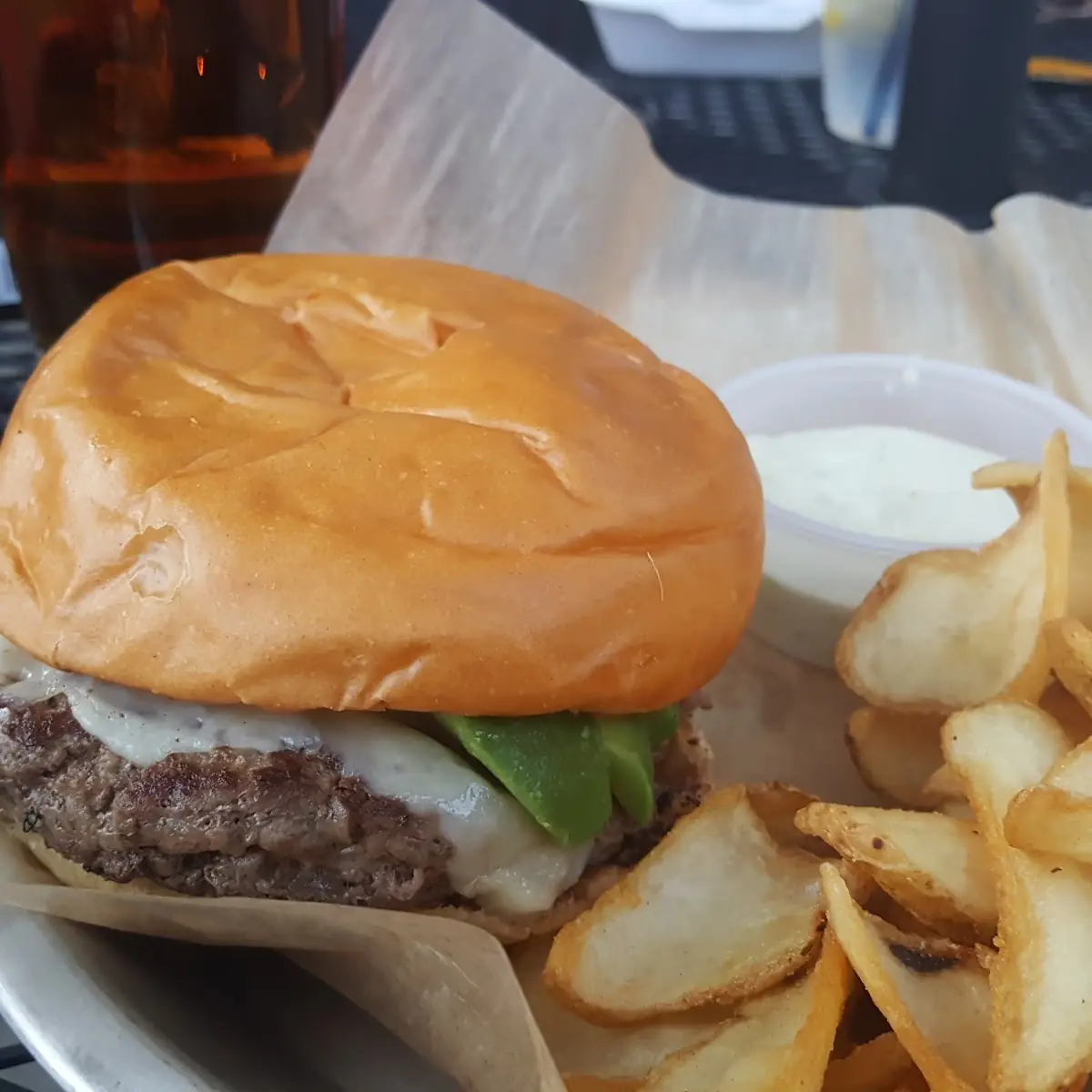 Avocado Swiss Burger