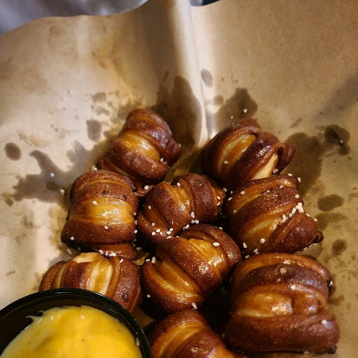Pretzel Bites with Beer Cheese