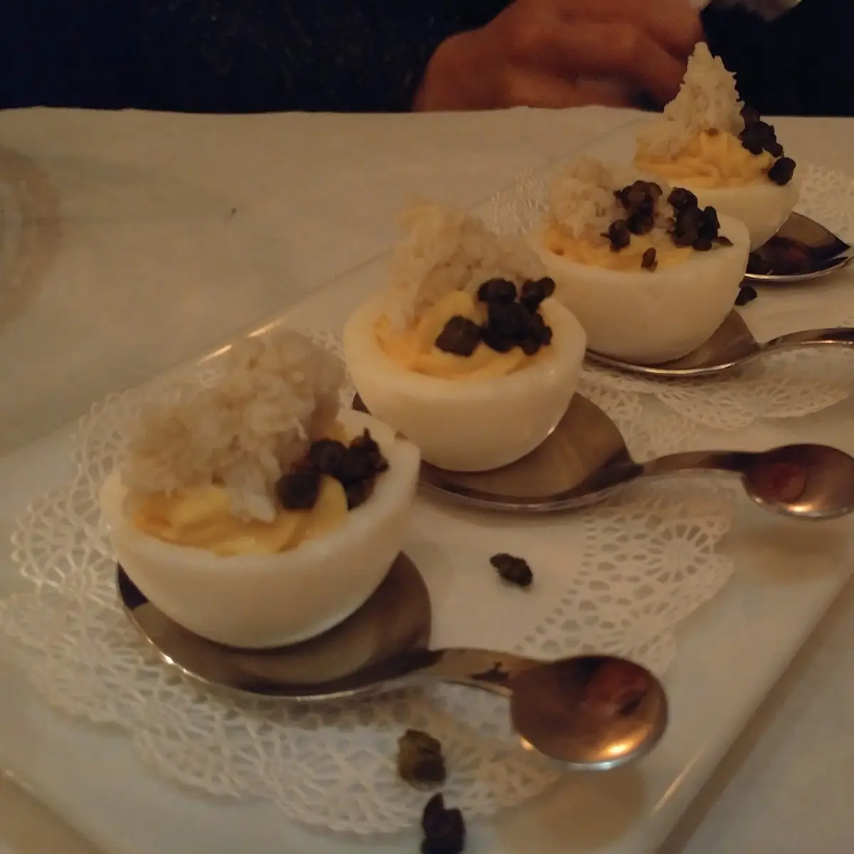 Crab Deviled Eggs