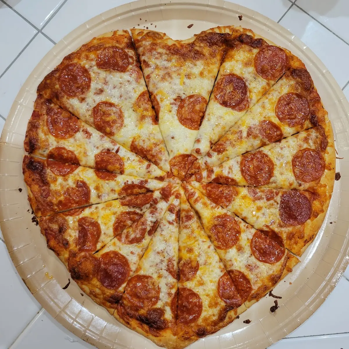 Heart Shaped Pizza