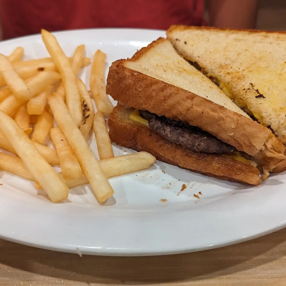 Classic Burger and Fries