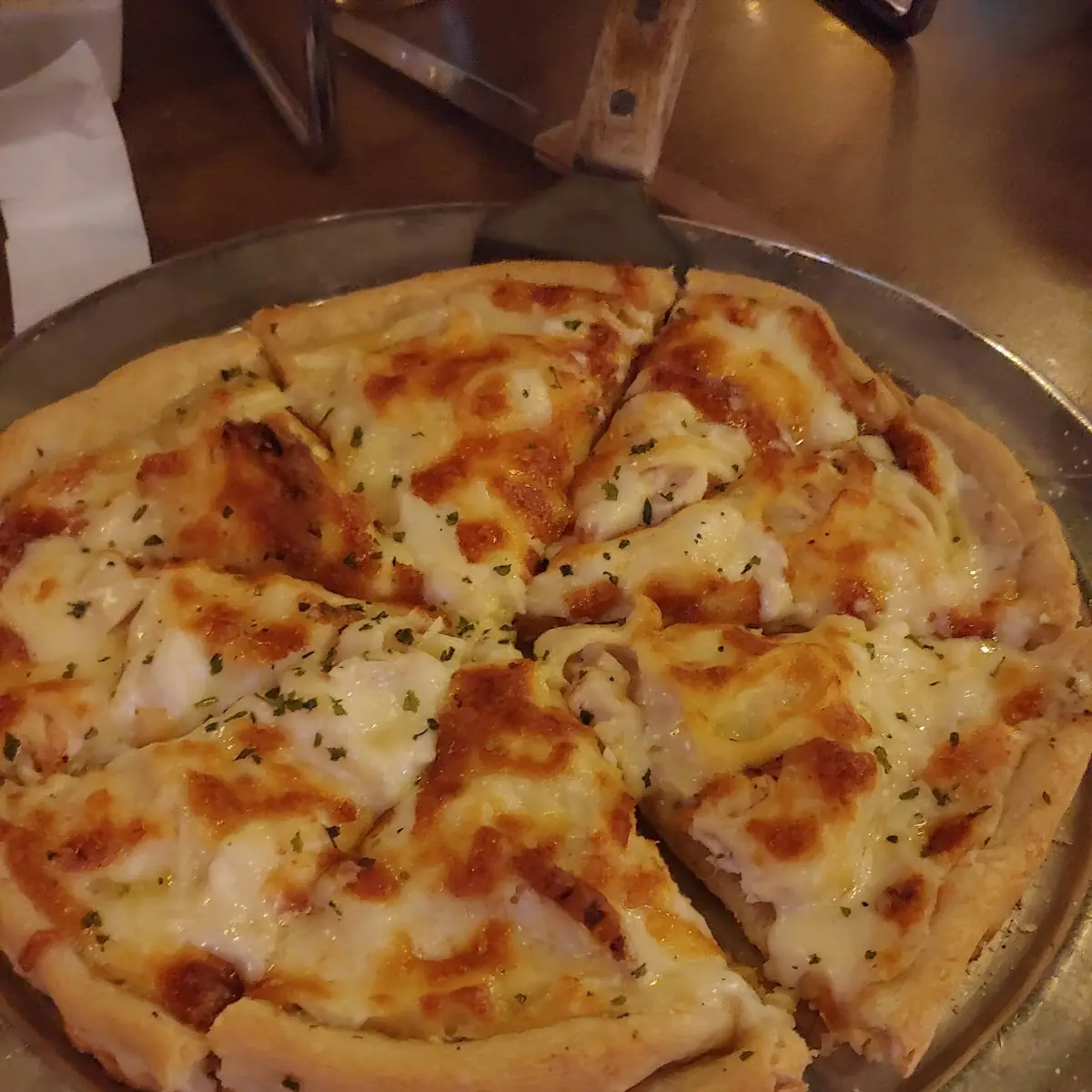 Chicken Alfredo Pizza- Natural Crust