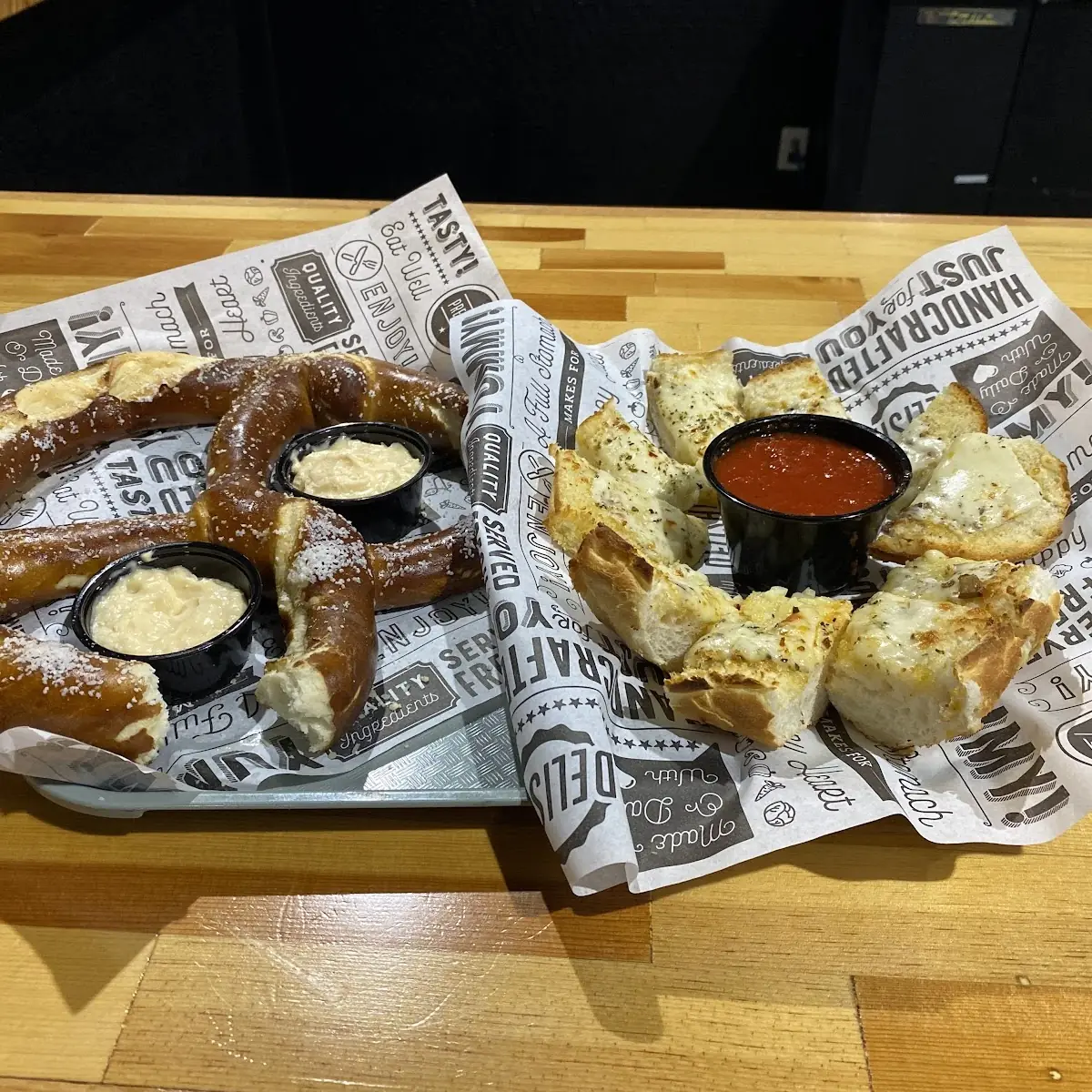 Garlic & Parmesan Soft Pretzel