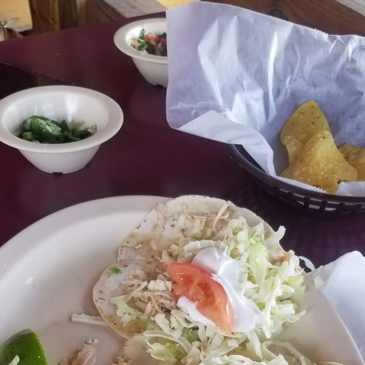 Chicken Soft Tacos