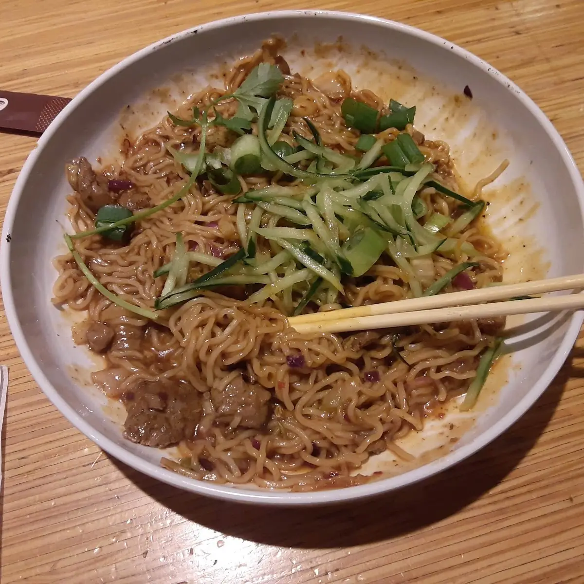 Spicy Korean Beef Noodles