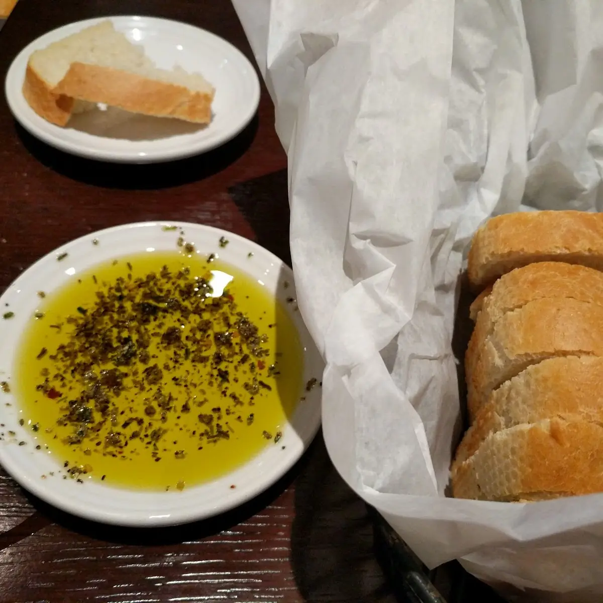 New Bread and Dipping Sauce Trio