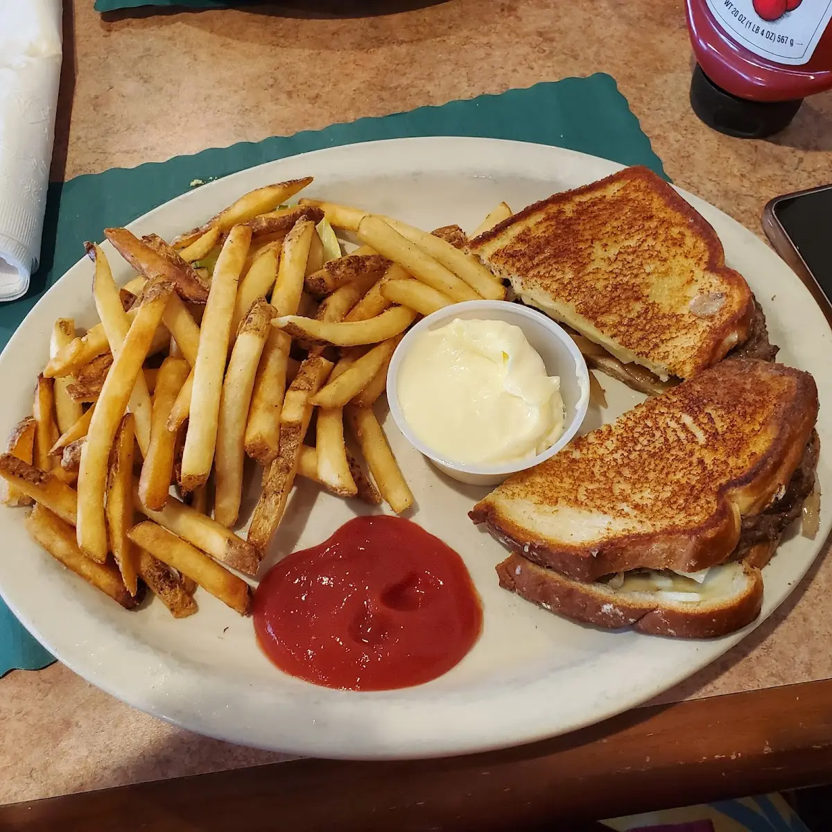 Grilled Cheese with Fries