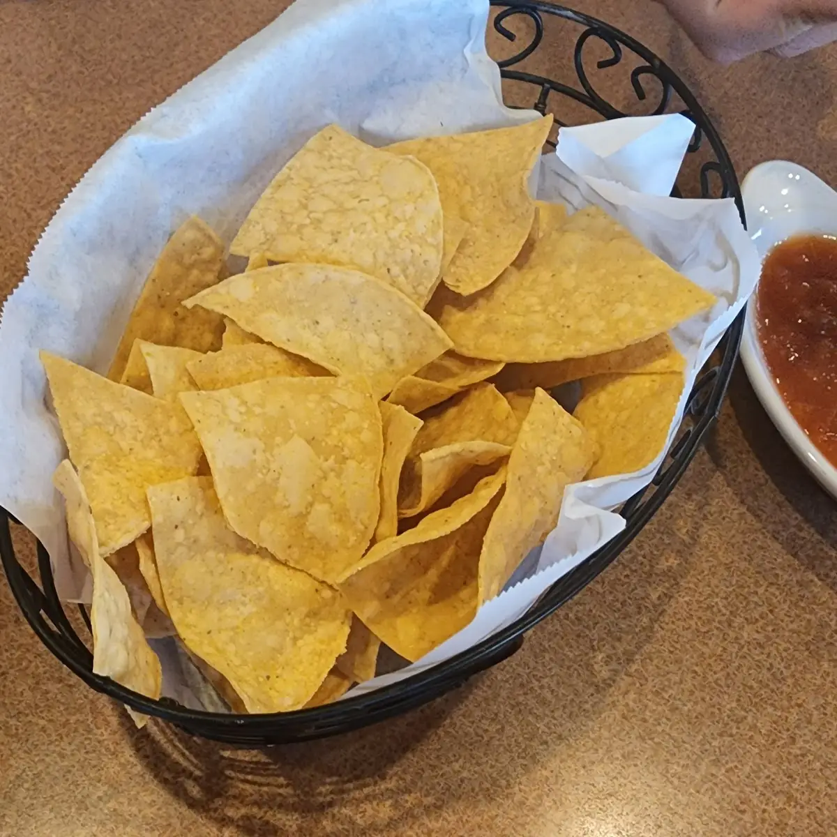 Extra Basket of Tortilla Chips