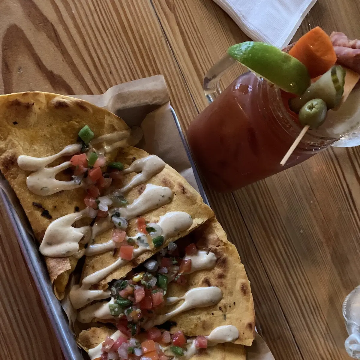 Brisket Quesadilla