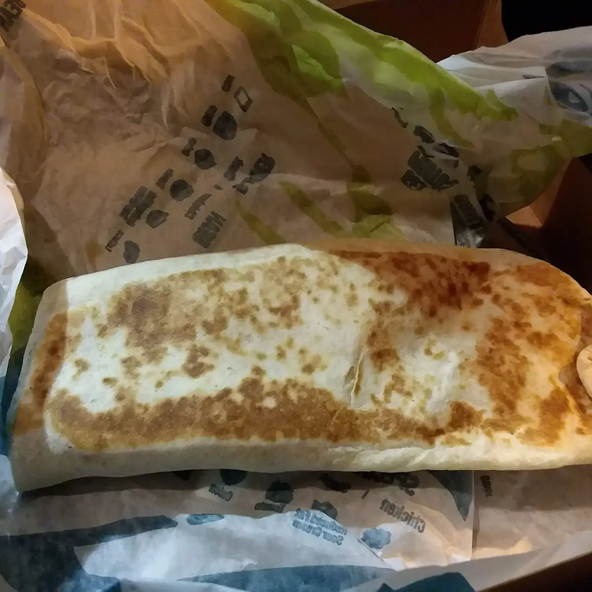 Grilled Five Layer Burrito