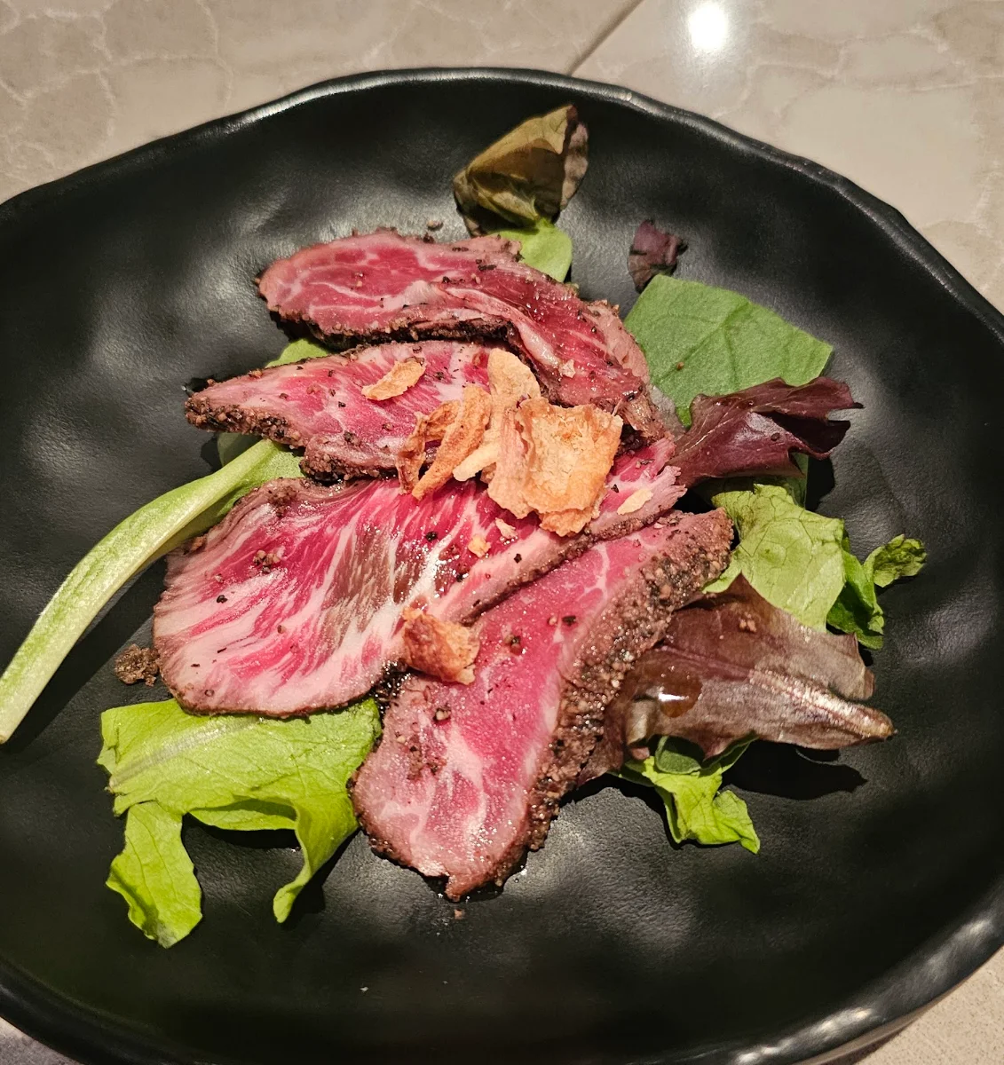 Beef Tataki, Spring Sushi Toronto (4th Floor)