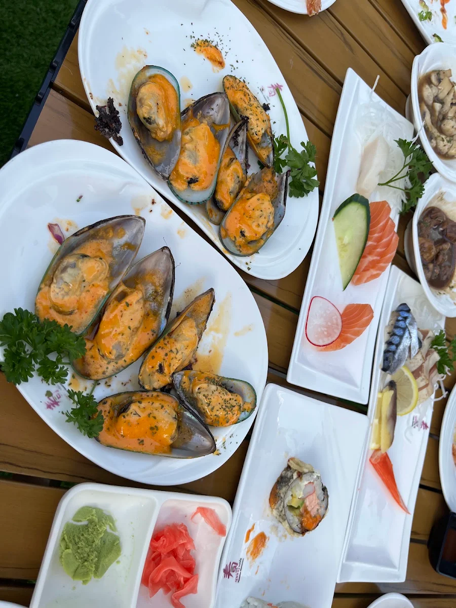 Teppanyaki Mussels, Spring Sushi Toronto (4th Floor)