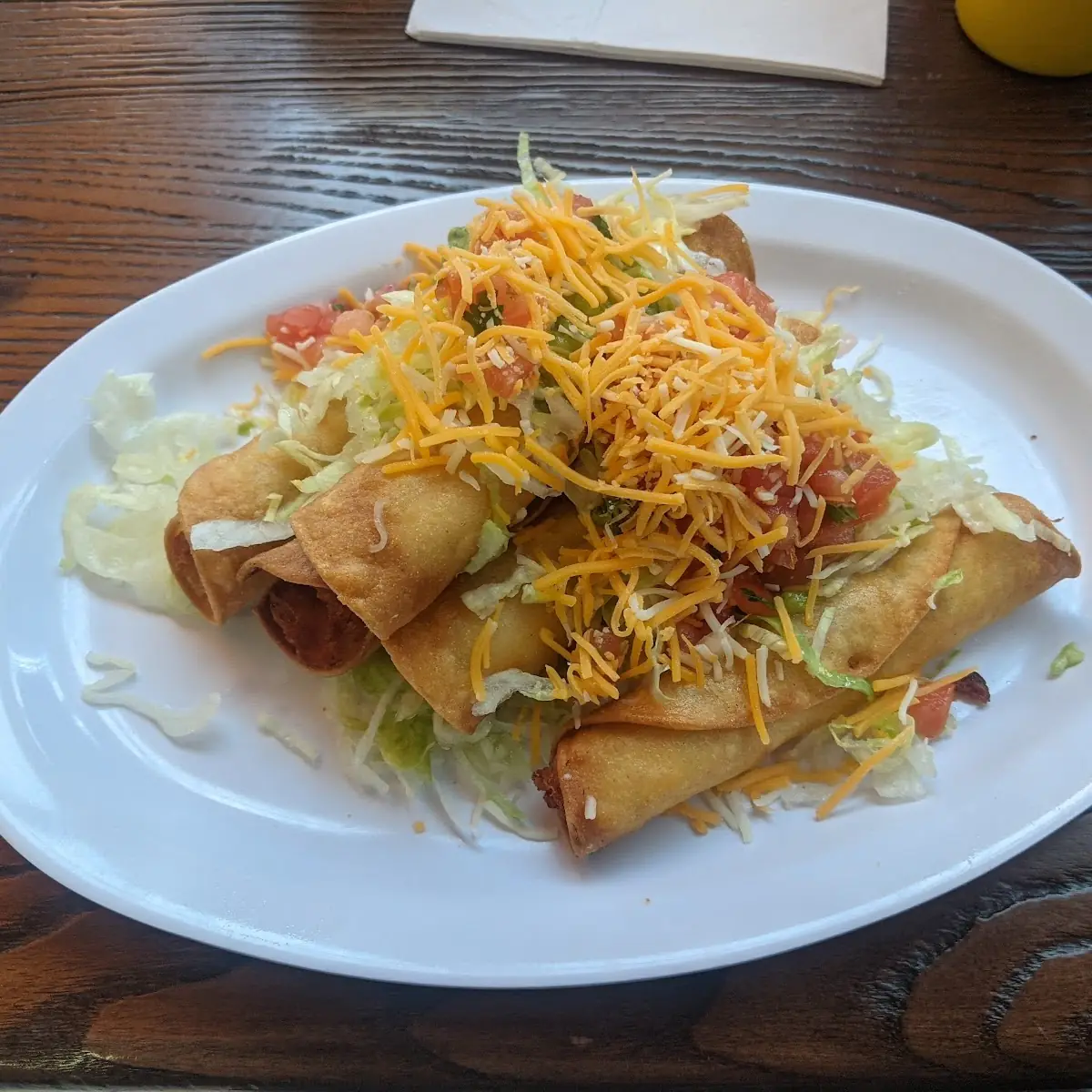 Chicken Rolled Tacos