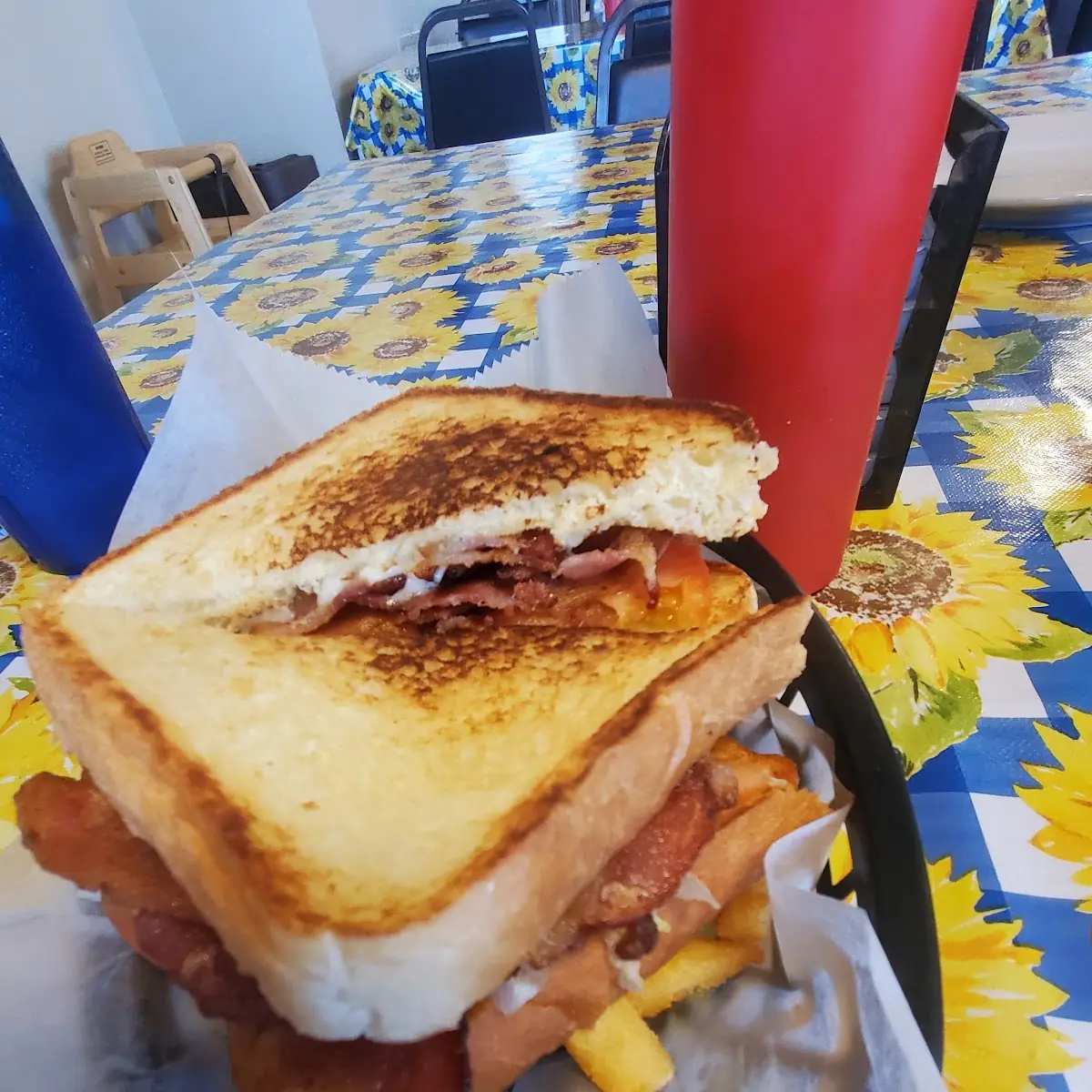 Bacon and Ham Sandwich