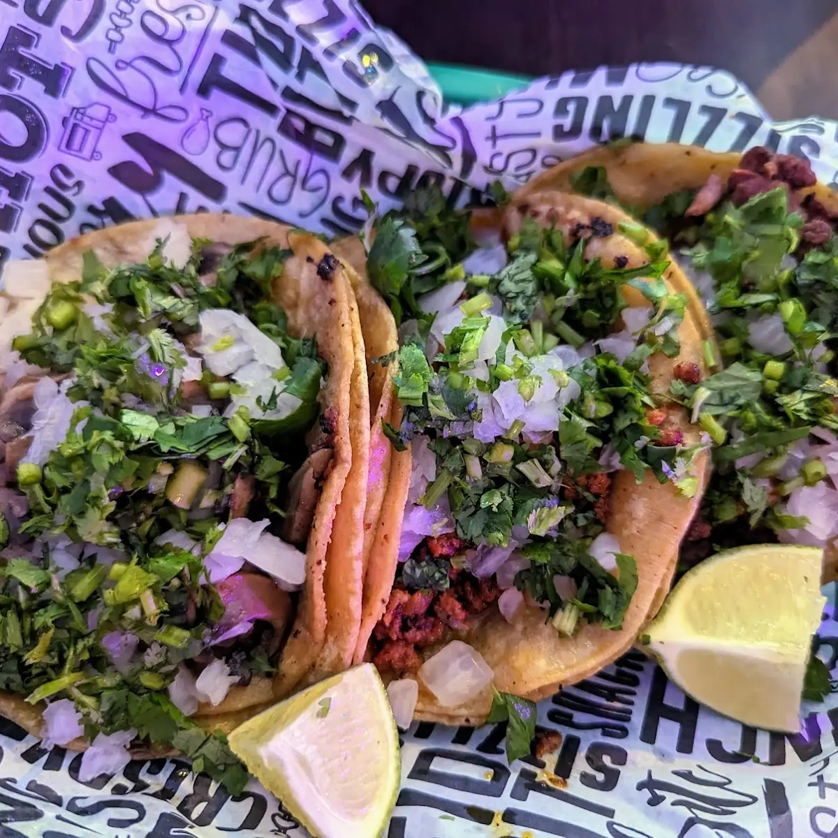 Mushroom Chorizo Steak Tacos