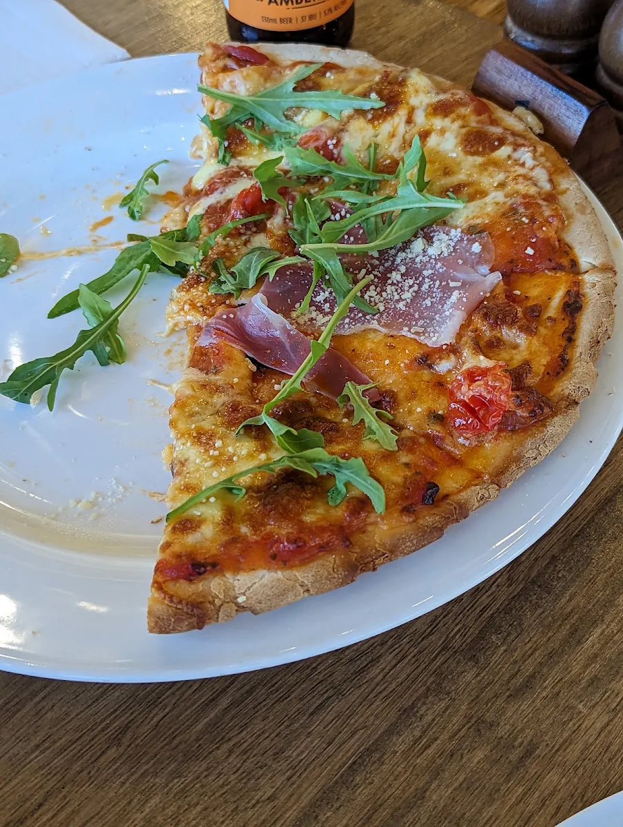 Margherita Pizza, Flametrees Restaurant, Cafe & Bar