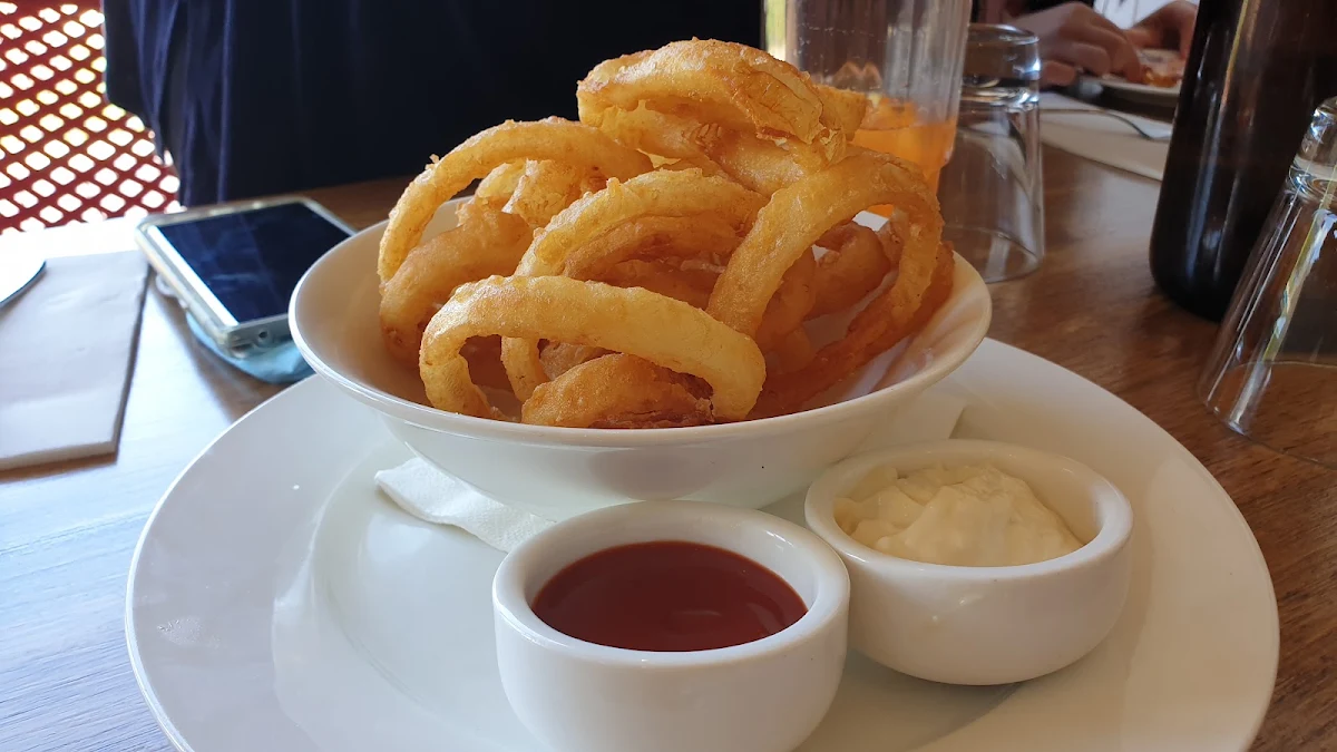 Onion Rings, Flametrees Restaurant, Cafe & Bar