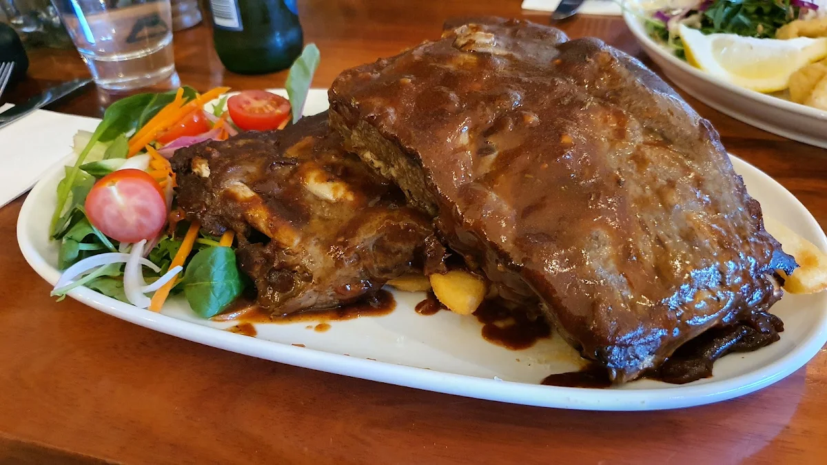 Pork Ribs, Flametrees Restaurant, Cafe & Bar