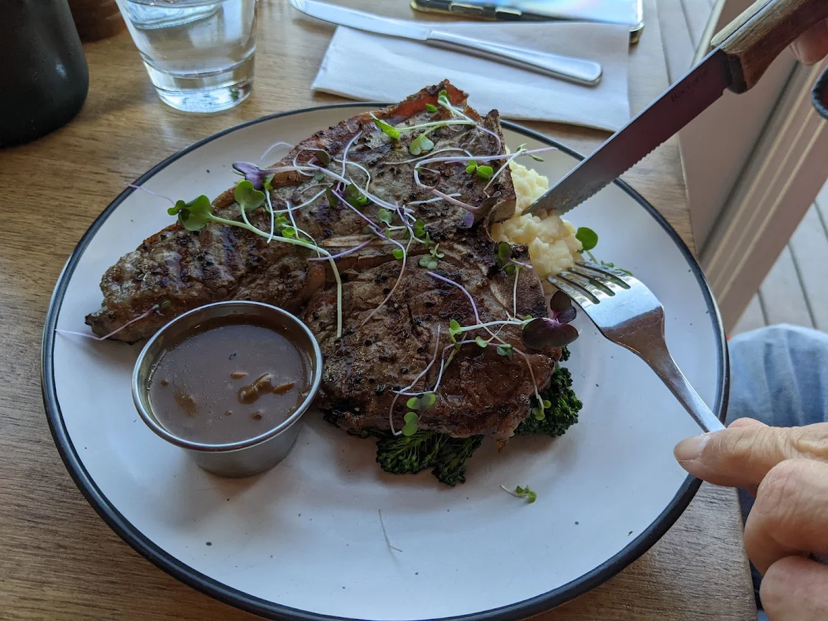 T Bone Steak, Flametrees Restaurant, Cafe & Bar
