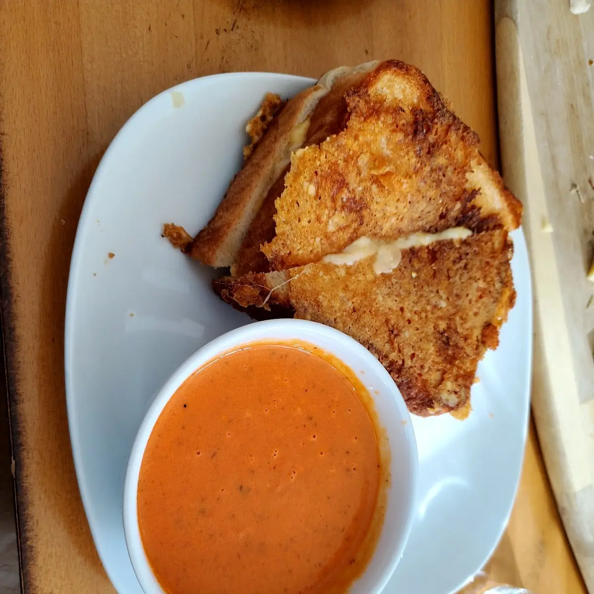 Grilled Cheese with Tomato Soup