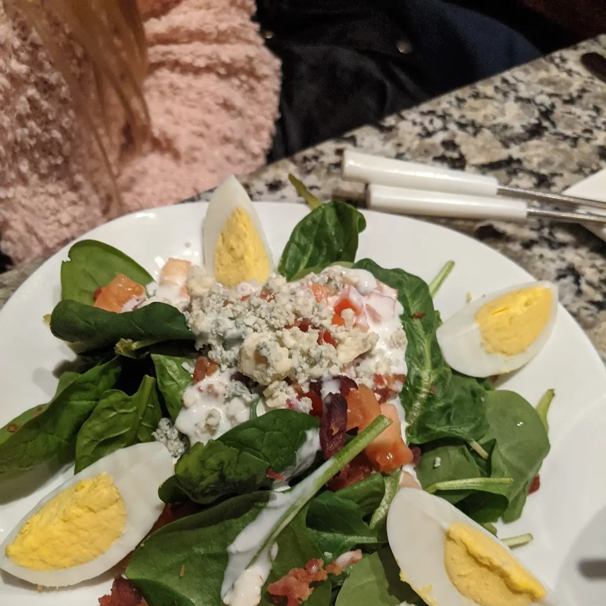 Bacon & Bleu Spinach