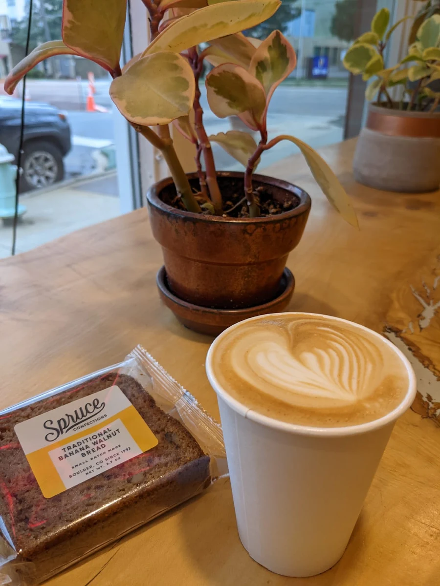 Latte and Banana Walnut Bread