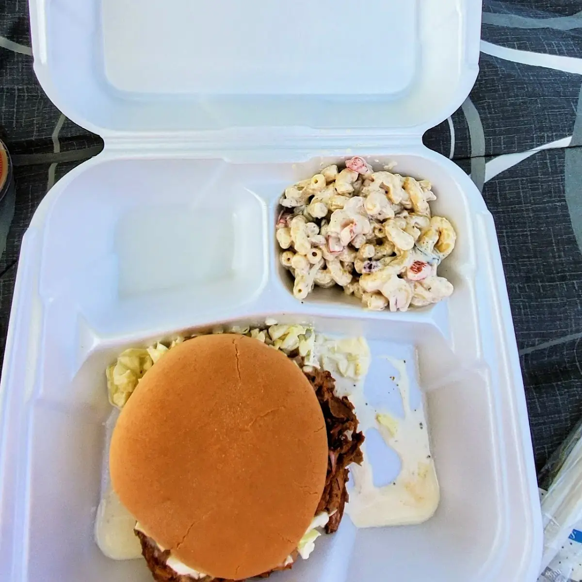 Loaded Pulled Pork Sandwich