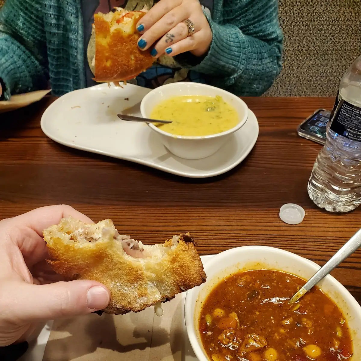 Chili and Chicken Panini