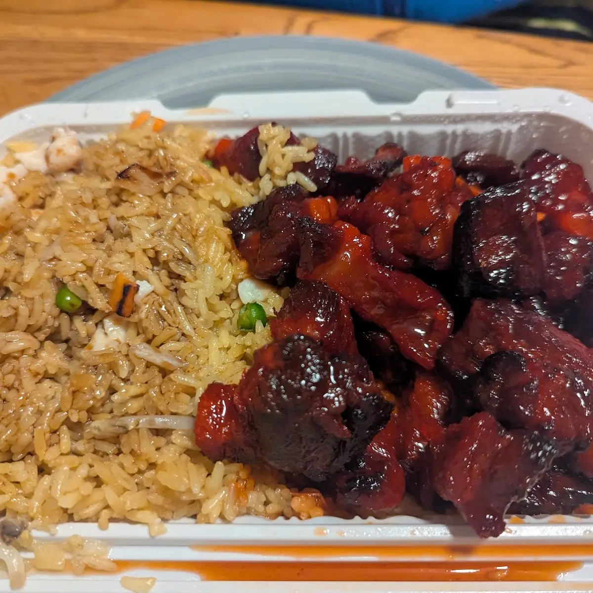 Pork Chow Mein Combo Platter
