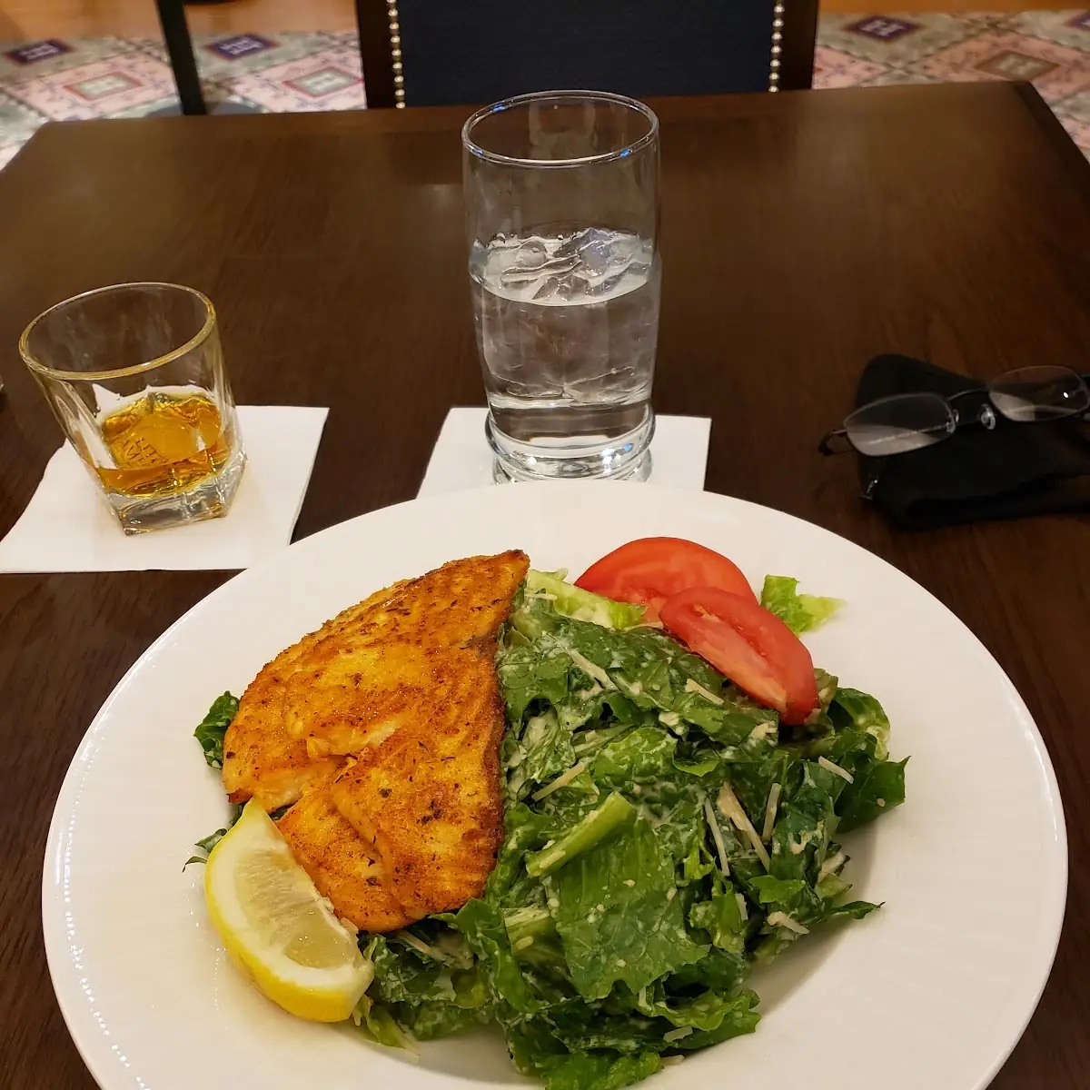 Blackened Salmon Ceasar