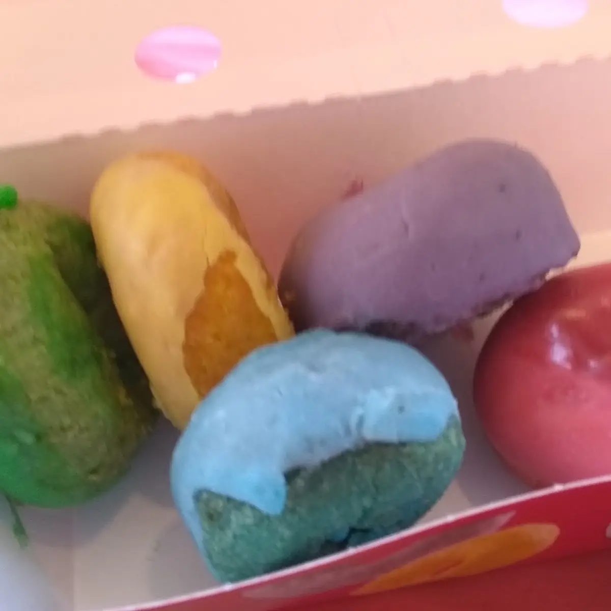 Froot Loops Mini Donuts