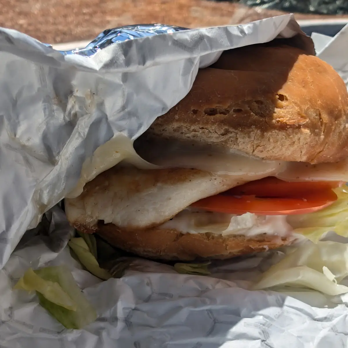 Grilled Chicken Sandwichon Gluten Free Bun